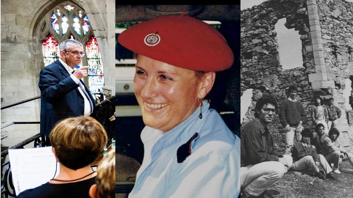 Alberto Lasa, Maria Jesus Berrotaran eta Sorotan Bele musika taldea.