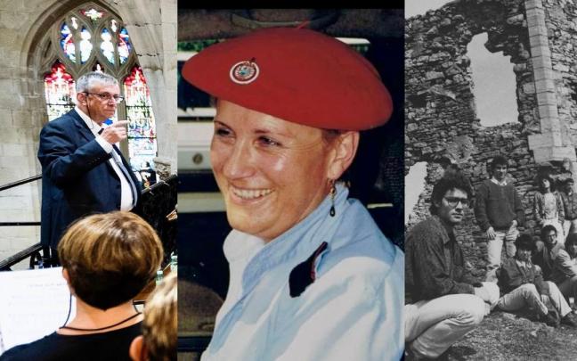 Alberto Lasa, Maria Jesus Berrotaran eta Sorotan Bele musika taldea.