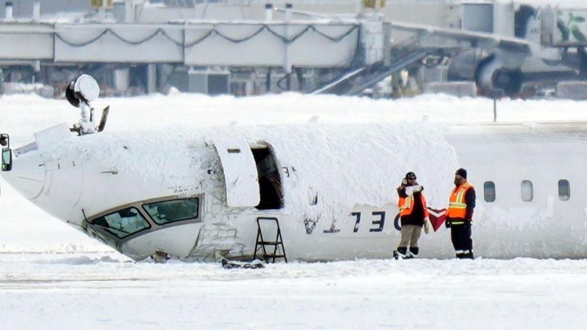 Todos sobrevivieron en el accidente aéreo de Toronto.