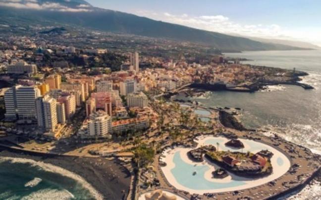 Vista aérea de Puerto de la Cruz