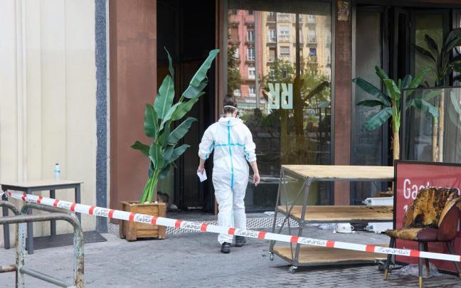 Restaurante en el que se produjo el incendio.