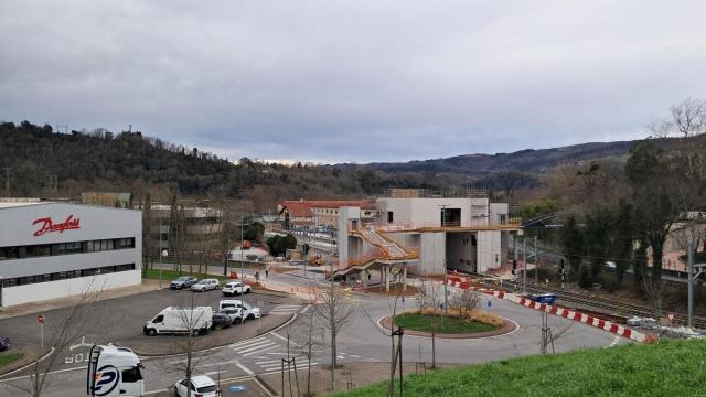 Alrededores de la estación de Usurbil.