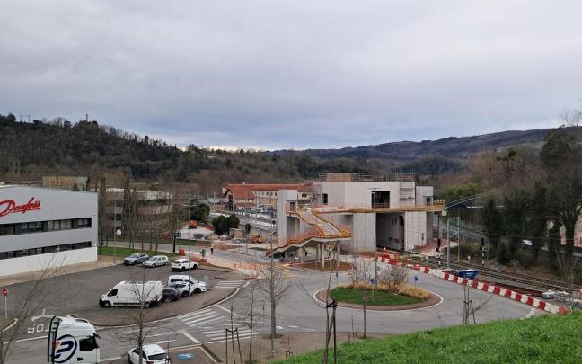 Alrededores de la estación de Usurbil.
