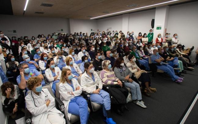 Asamblea del Sindicato Médico celebrada el pasado 9 de febrero.