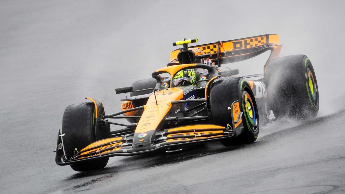 El piloto de McLaren Lando Norris en el GP de Países Bajos.