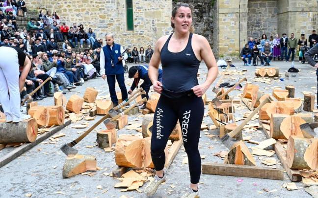 Nerea Arruti, proba bat amaitzerakoan