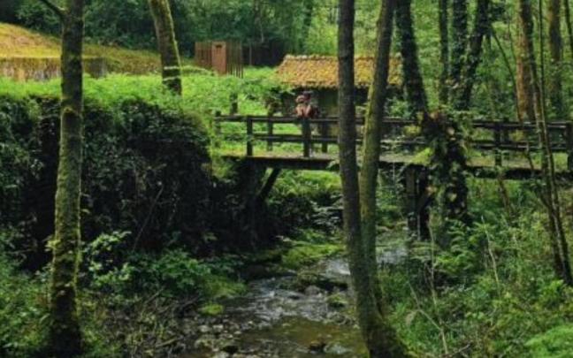 Ruta de los molinos de Agorregi, ubicada en el Parque Natural de Pagoeta