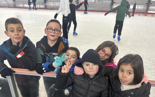 Desde Amorebieta-Etxano acudieron un grupo de amigos