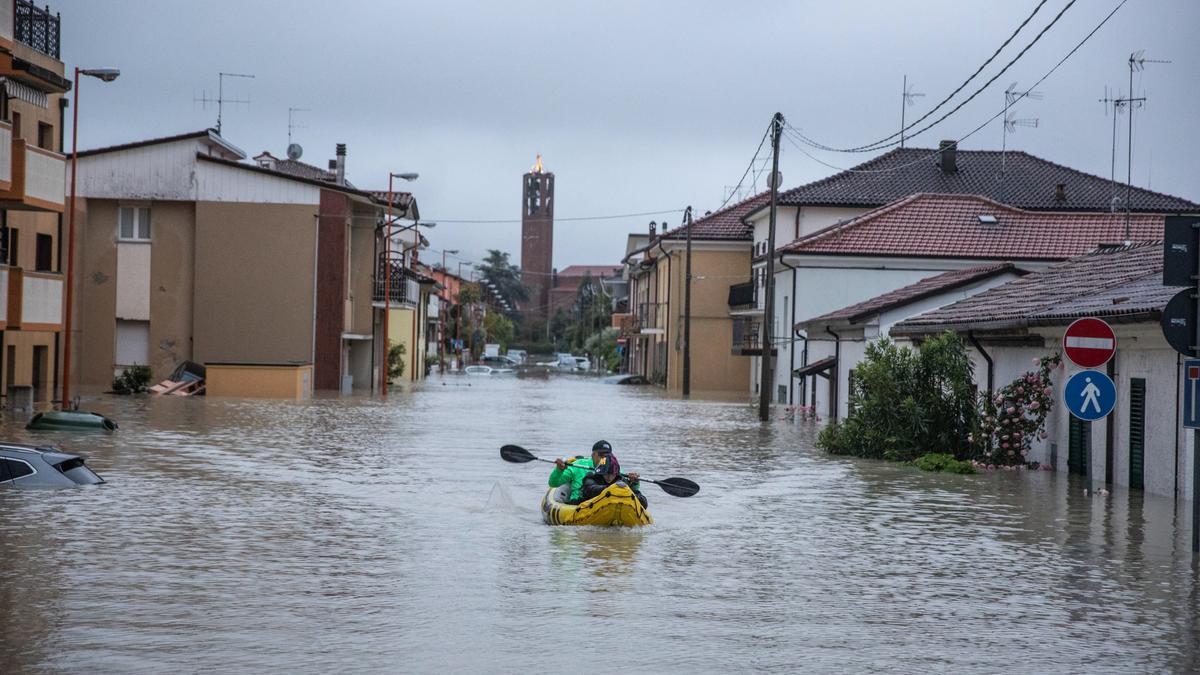 Un temporal de lluvia causa graves inundaciones en el norte de Italia