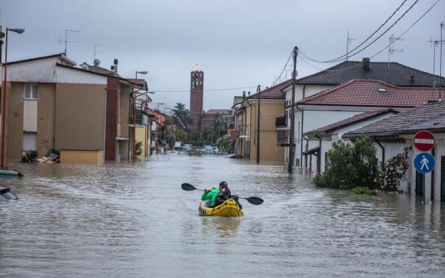 Un temporal de lluvia causa graves inundaciones en el norte de Italia