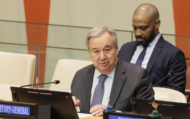 El secretario general de la ONU, António Guterres. El secretario general de la ONU, António Guterres.