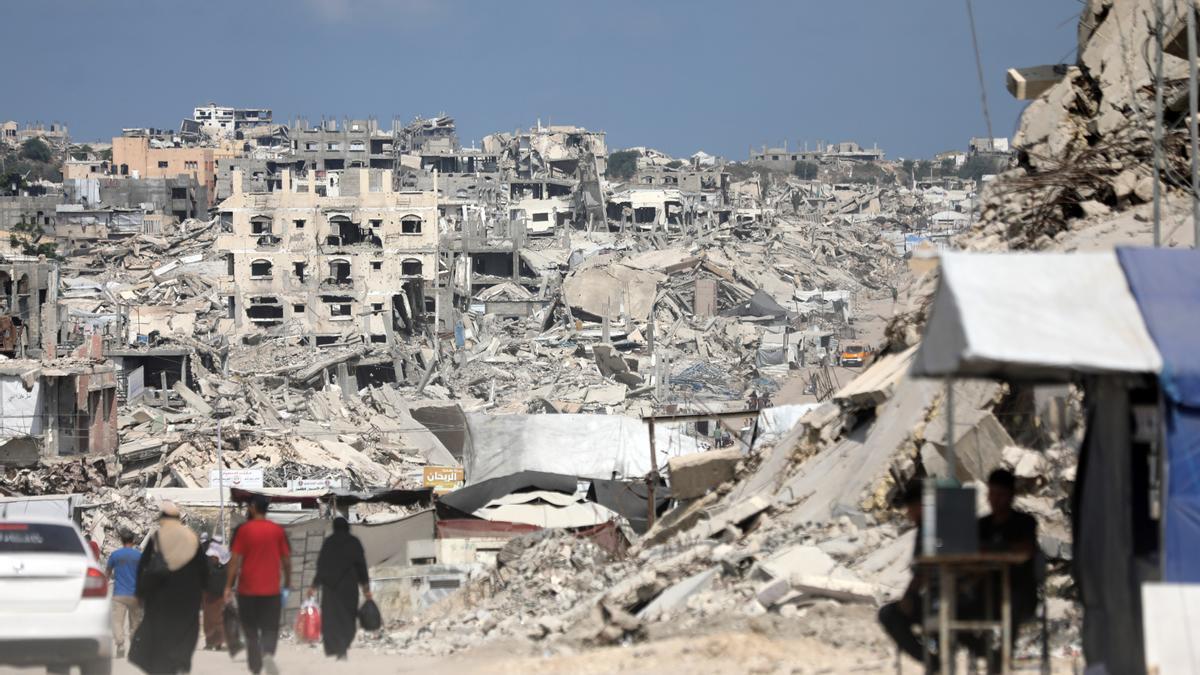 Gaza tras ataques israelíes