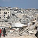 Gaza tras ataques israelíes