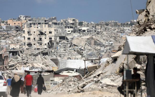 Gaza tras ataques israelíes