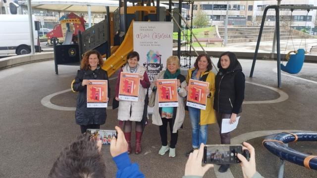 Foto de la presentación del Concurso, celebrada ayer en el parque Nagore Laffage.