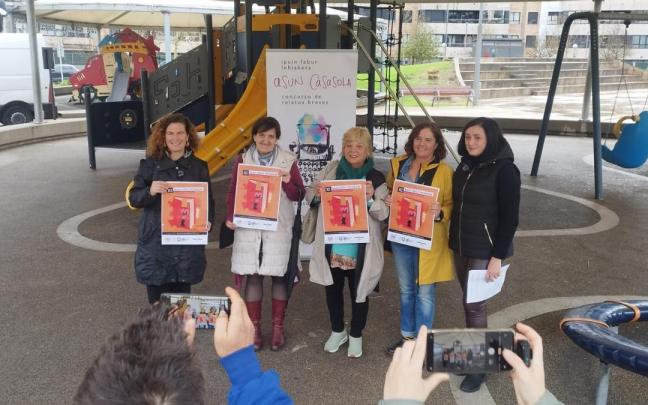 Foto de la presentación del Concurso, celebrada ayer en el parque Nagore Laffage.