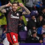 Iñigo Martínez celebra su gol ante el Valladolid