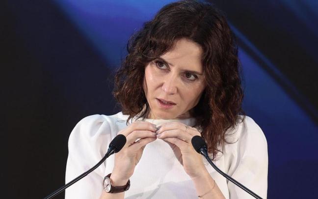La presidenta madrileña, Isabel Díaz Ayuso.