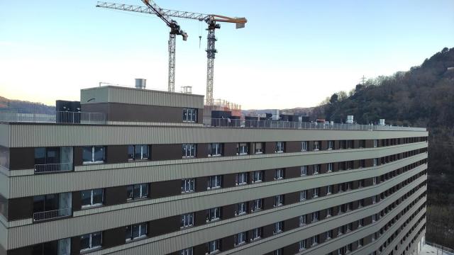 Viviendas nuevas en construcción en Bilbao