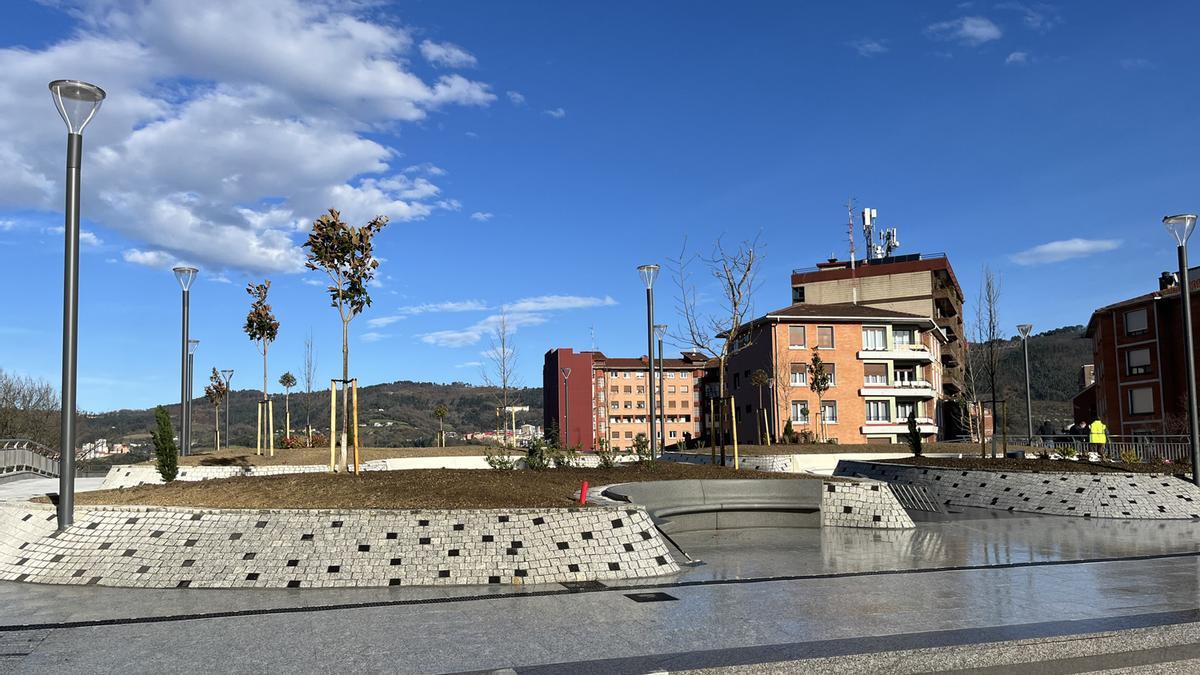 Imagen de uno de los espacios de la nueva plaza San Fausto
