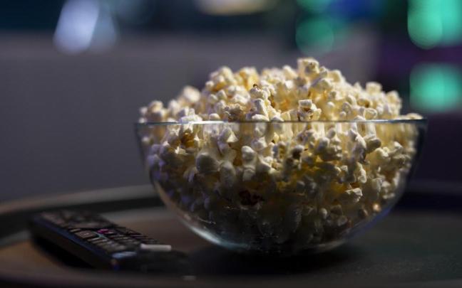 Un bol de palomitas, en una imagen de archivo.