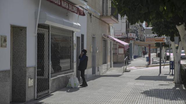 Municipio de La Algaba, donde ha sido localizada la mujer asesinada.