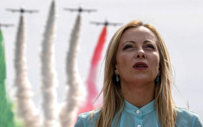 La primera ministra de Italia, Giorgia Meloni.