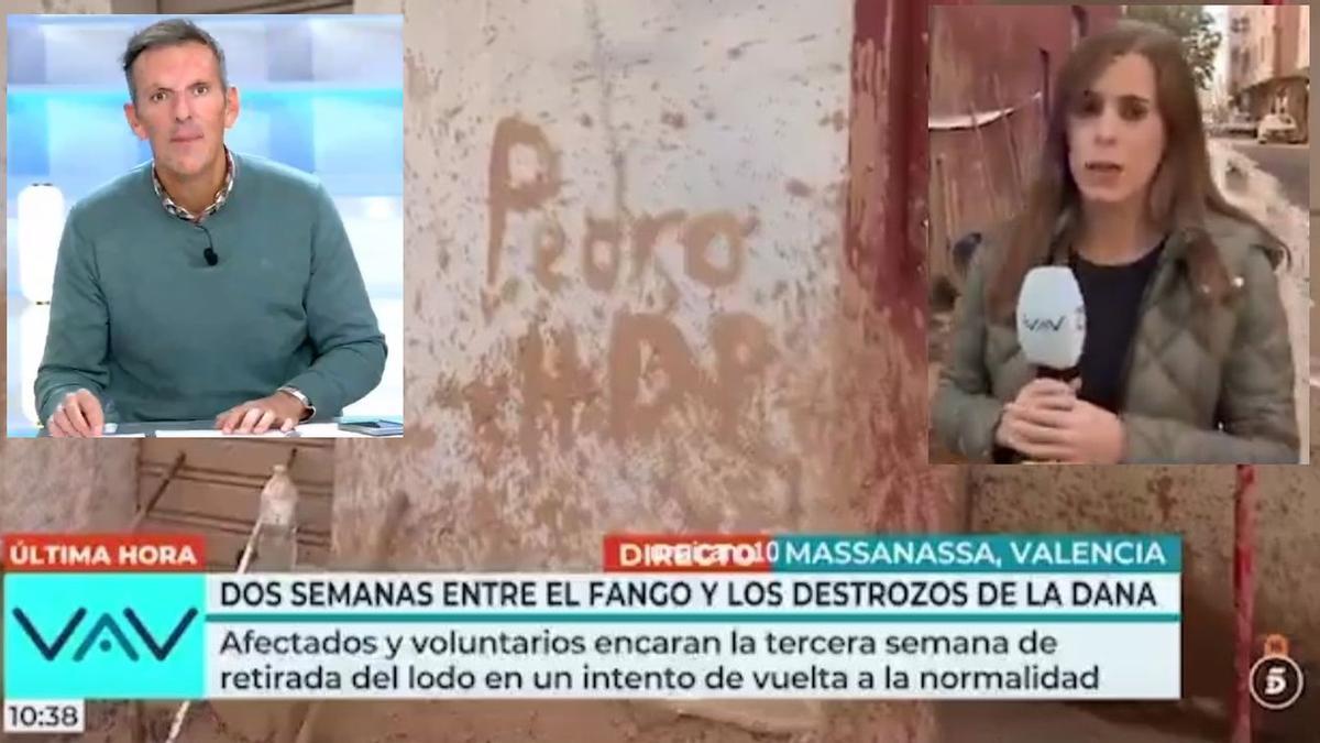 Joaquín Prat, la reportera y la pintada de la confusión.