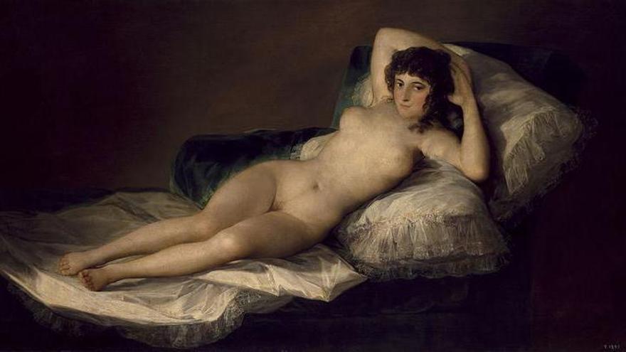 'La maja desnuda', de Francisco de Goya.