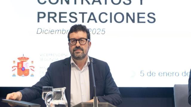 Los secretarios de Estado de Trabajo, Joaquín Pérez Rey, y de Seguridad Social y Pensiones, Borja Suárez