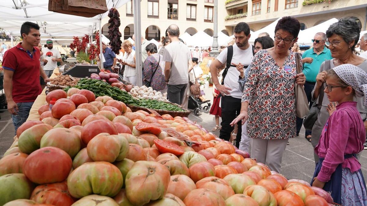 El tradicional mercado de Ordizia