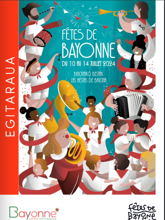 Cartel de las fiestas de Baiona 2024