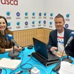 Bakartxo Tejería en los estudios de ONDA VASCA