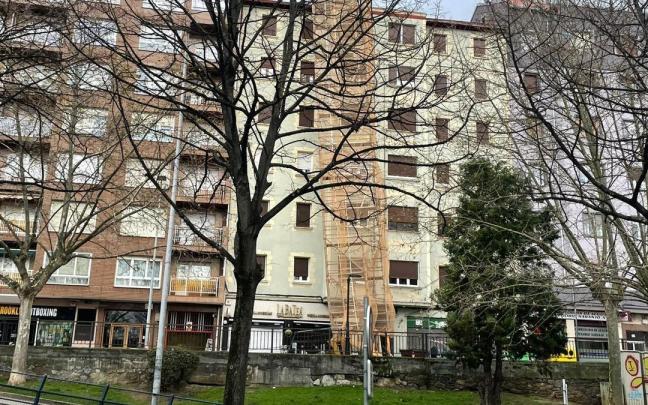 Las rachas de viento han alcanzado los 140 km/h en Bizkaia. Miguel Acera