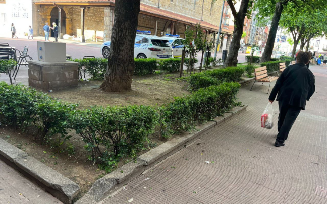 Actuación policial en el entorno de la iglesia de Barakaldo. AYUNTAMIENTO DE BARAKALDO X