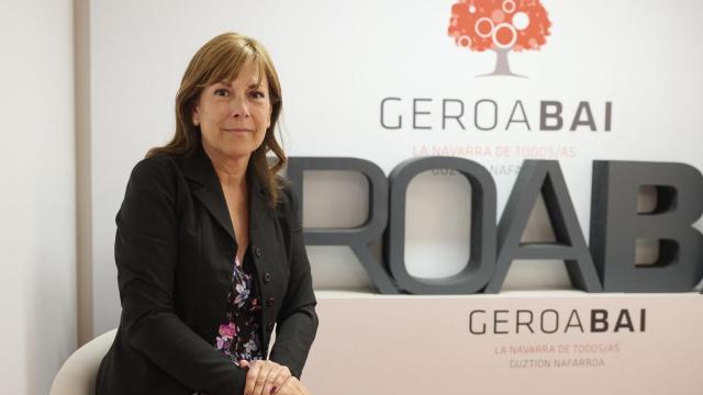 Uxue Barkos redita como candidata de Geroa Bai. Iñaki Porto