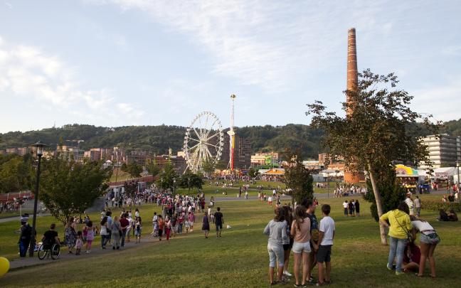 Recinto ferial del Parque de Etxebarria. Archivo