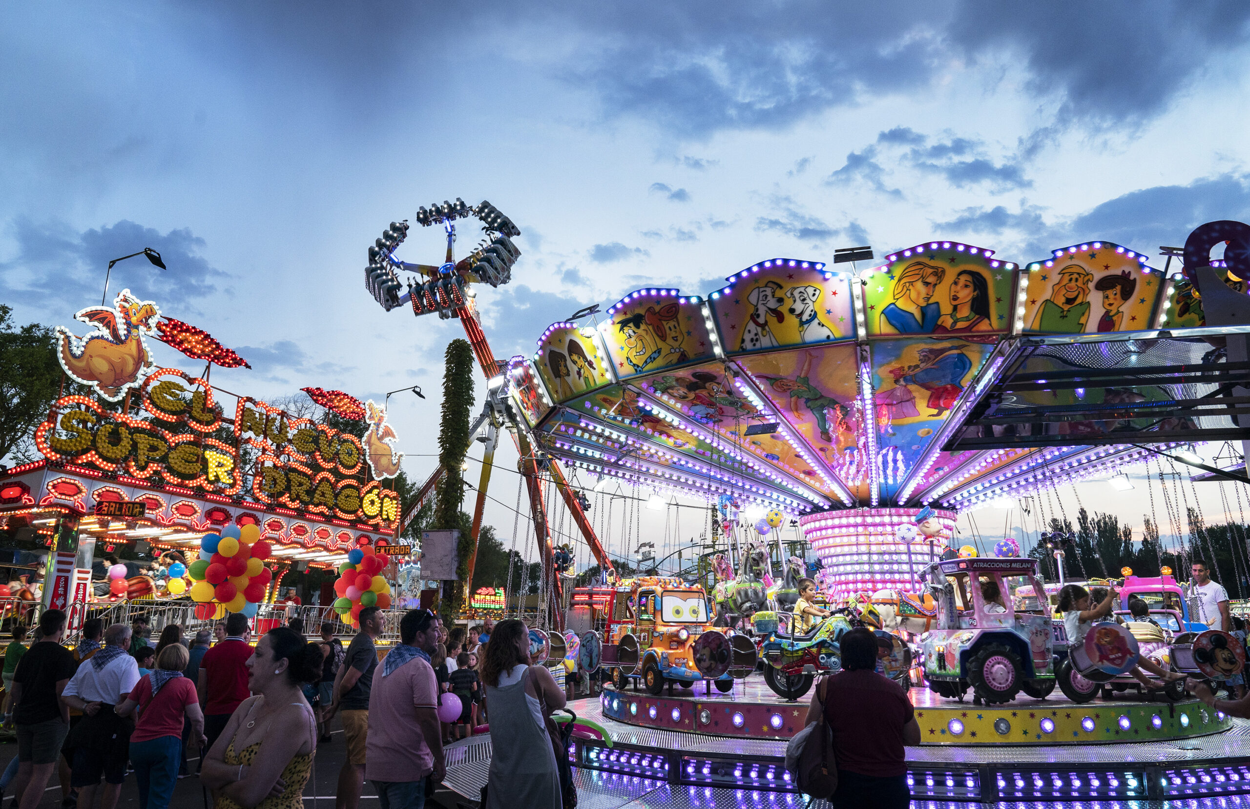 Imagen de archivo de unas barracas en Gasteiz