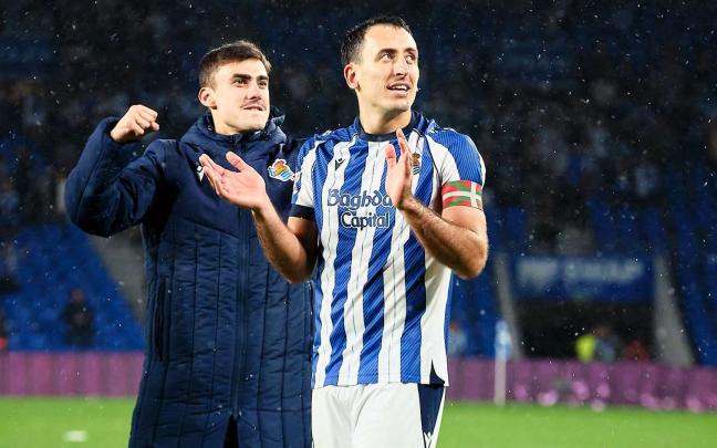 Barrene y Oyarzabal, la gran dupla ofensiva de la Real. REAL SOCIEDAD