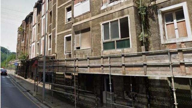 Estado actual de los edificios afectados por el incendio de 2025 Ayuntamiento de Basauri