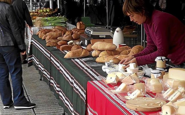 Feria de baserritarras de Errenteria, en una imagen de archivo