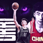 Jiahao Yu en la imagen de presentación de Bilbao Basket de su fichaje. Foto: Bilbao Basket