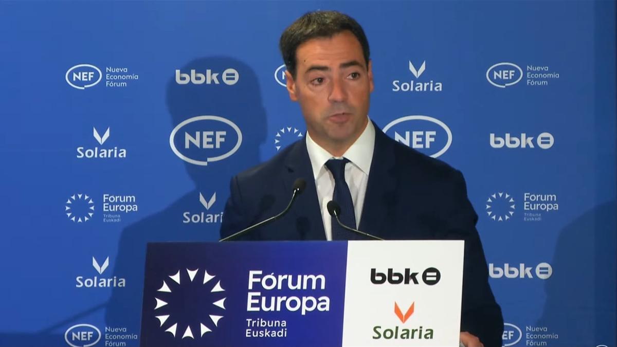 Pradales en el Fórum Nueva Economía.