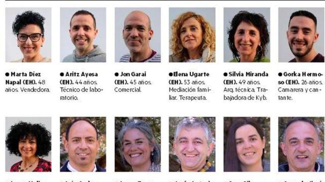 Los concejales de Ansoáin tras las elecciones del 28-M. Los concejales de Ansoáin tras las elecciones del 28-M.