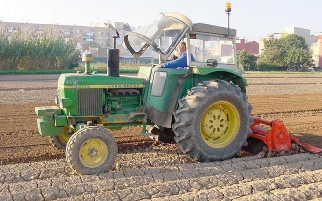 Imagen de archivo de un agricultor