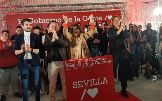 María Jesús Montero, en el acto en el que ha participado este domingo en Osuna. María Jesús Montero, en el acto en el que ha participado este domingo en Osuna.
