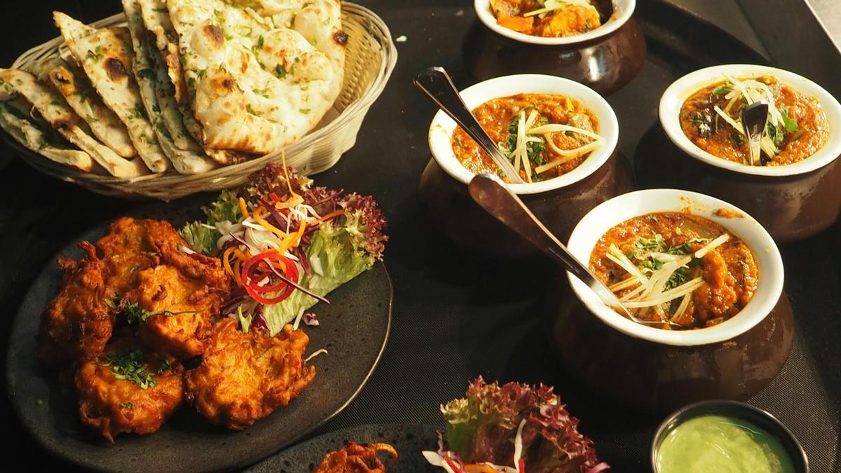 Platos de un restaurante Wok