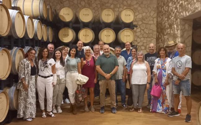 La embajada ayalesa en una bodega de la ruta del vino de Toro