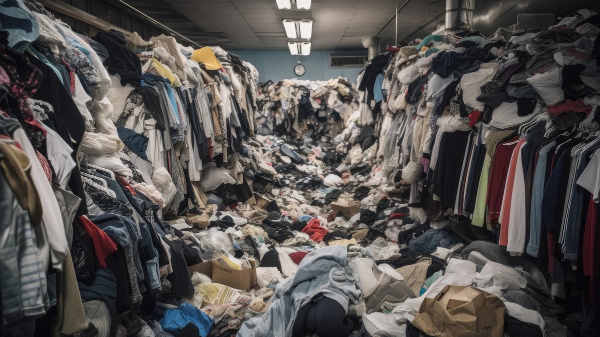 Desperdicios de la moda rápida, imperante en nuestros días.