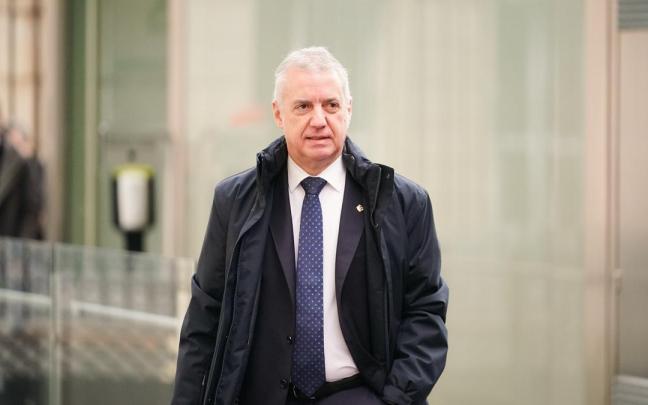 El lehendakari, Iñigo Urkullu, en una anterior comparecencia